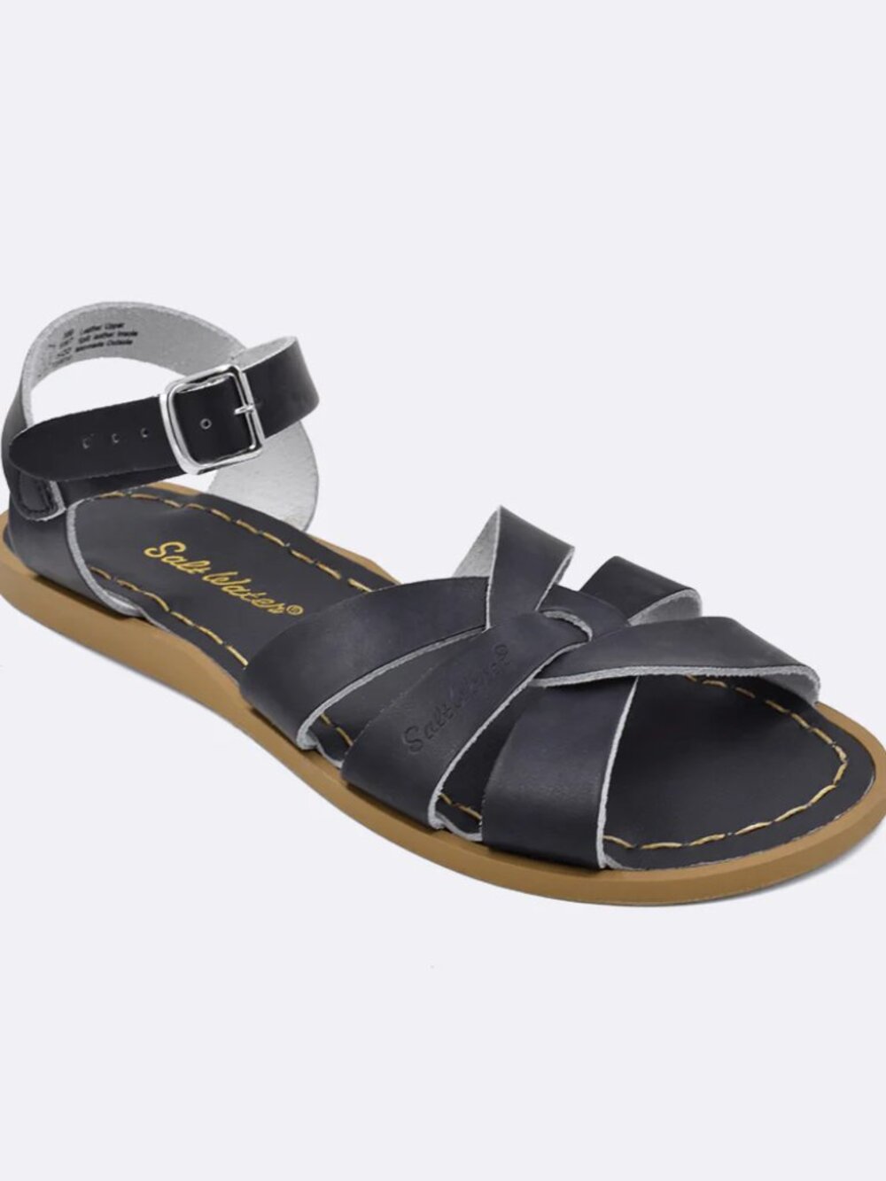 New in Box The ORIGINAL Sun-San Saltwater Sandal in BLACK Women's 9 - Picture 2 of 9
